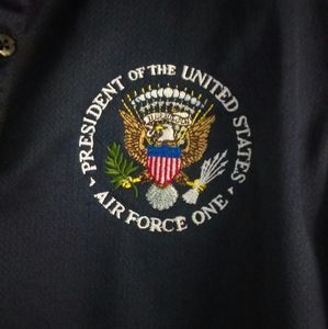 Genuine POTUS Air Force One Navy Blue Polo